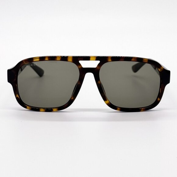 NEW GUCCI GG1342S 003 SUNGLASSES UNISEX HAVANA EYEWEAR - Picture 3 of 10